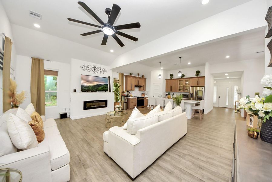 Furnished interior view inside a new home in , Crosby (Image 33). Furnished interior view inside a new home in , Crosby (Image 33).