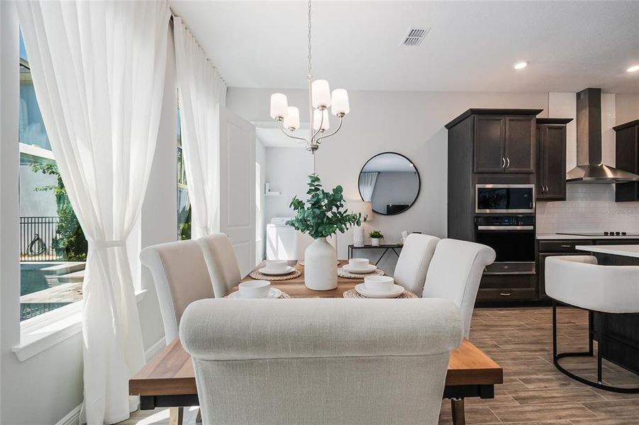 Furnished interior view inside a new home in , Orlando (Image 12).