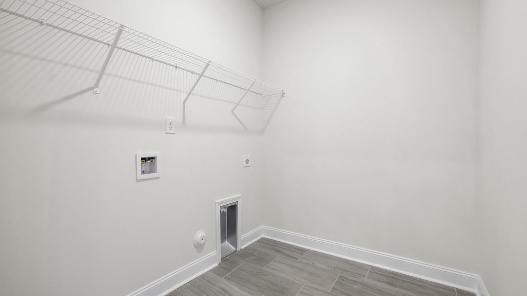 Spacious, unfurnished interior of a new home in The Villas at Kinsley, Jamestown (Image 16).