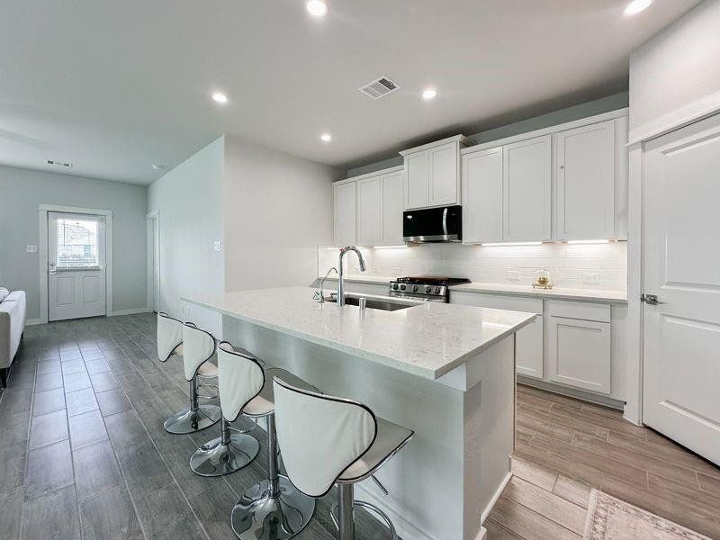 Kitchen with plenty cabinets Kitchen with plenty cabinets