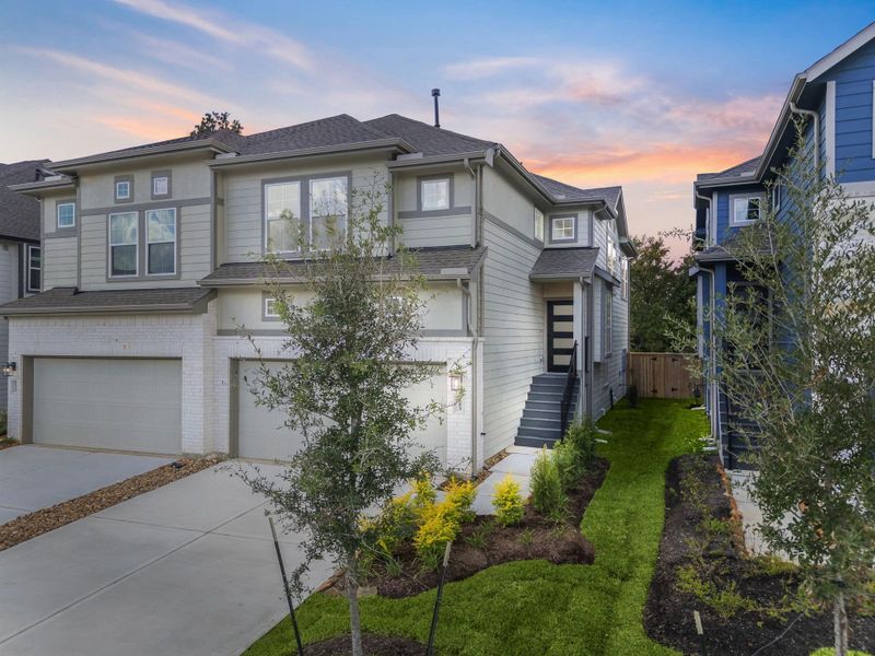 Exterior details and patio area of a home in Woodforest, Montgomery (Image 3). Exterior details and patio area of a home in Woodforest, Montgomery (Image 3).