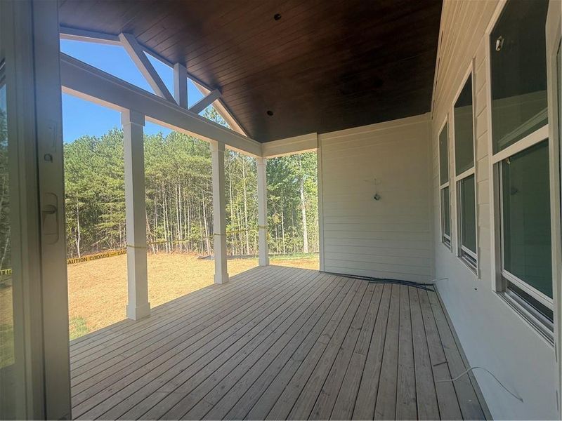 Exterior details and patio area of a home in , Waleska (Image 9).