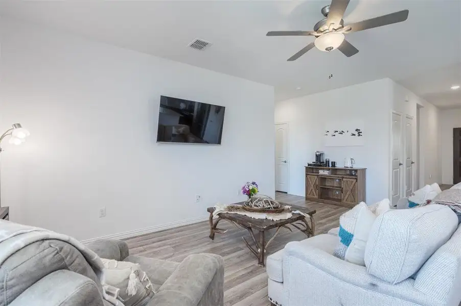 Furnished interior view inside a new home in , Anna (Image 6). Furnished interior view inside a new home in , Anna (Image 6).