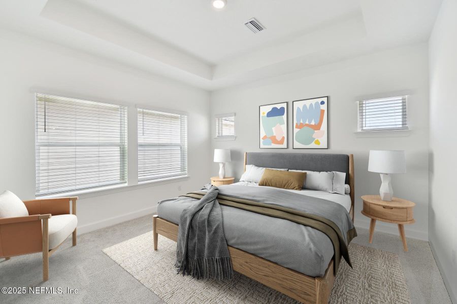 Furnished interior view inside a new home in Granville at eTown 34', Jacksonville (Image 8).