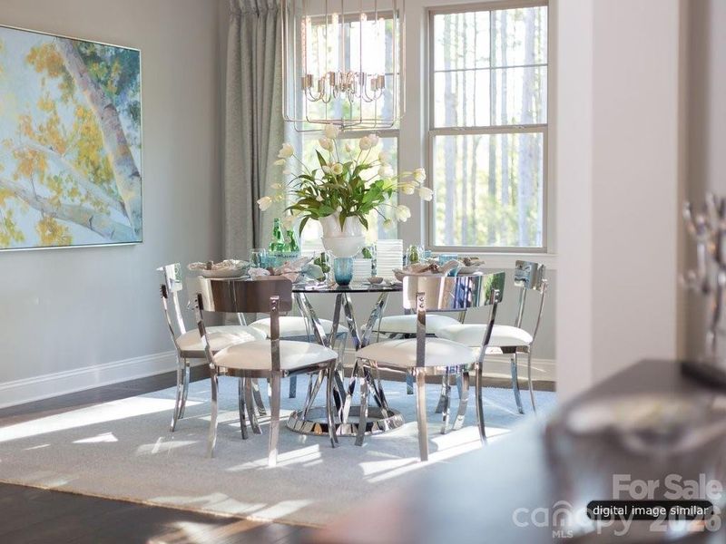 Furnished interior view inside a new home in , Fort Mill (Image 12).