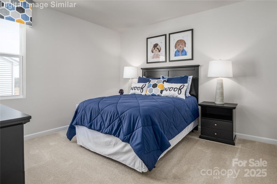 Furnished interior view inside a new home in Bozardt Farms, Charlotte (Image 16).
