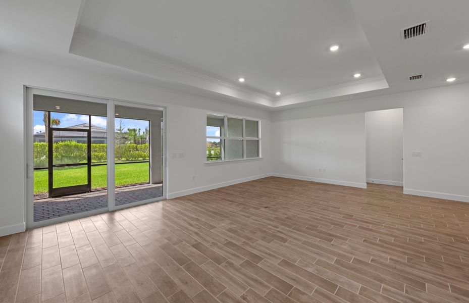 Spacious gathering room