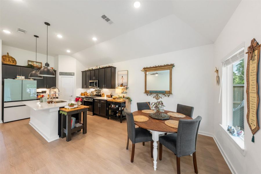 Furnished interior view inside a new home in Pinewood at Grand Texas, New Caney (Image 16).
