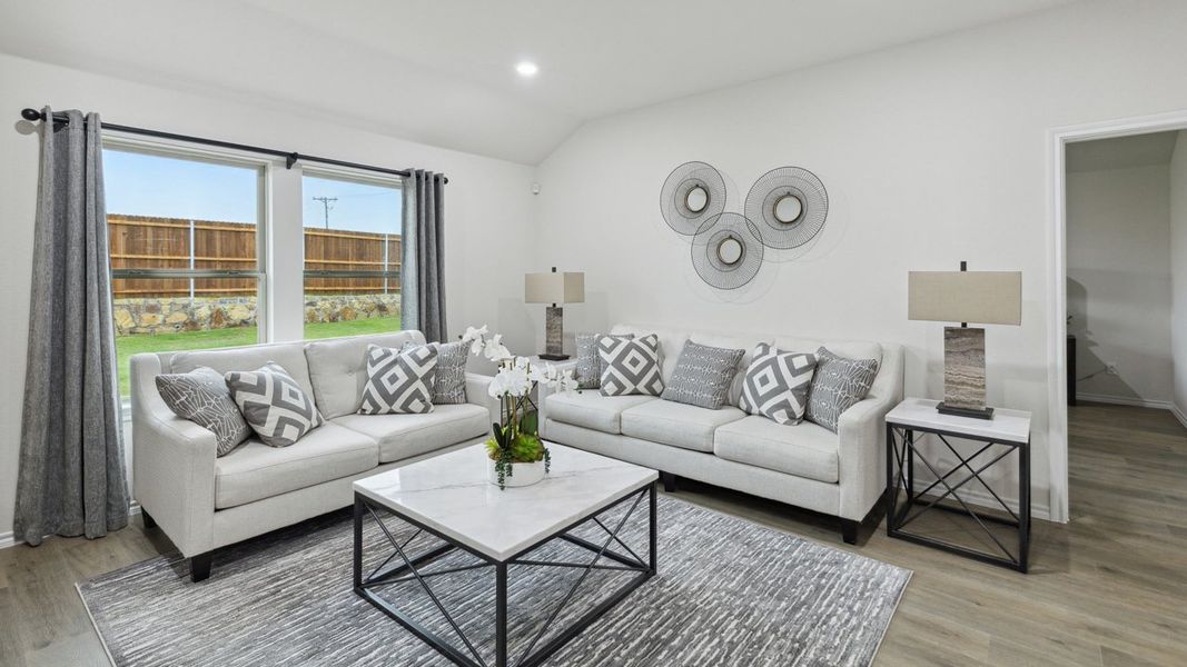 Furnished interior view inside a new home in Cartwright Ranch, Crandall (Image 9).