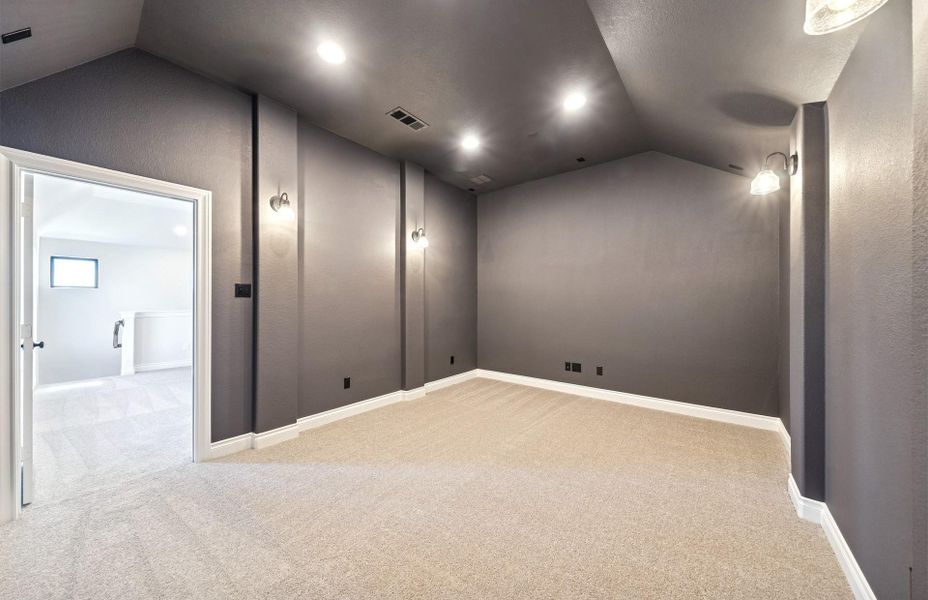 Spacious, unfurnished interior of a new home in Bridgeland 60′, Cypress (Image 37).