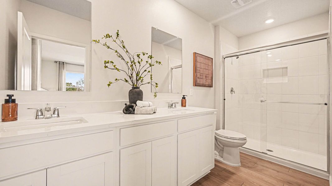 Representative furnished interior of a home built from the San Marco Exterior by D.R. Horton in Venetian Grove, Vero Beach (Image 17).
