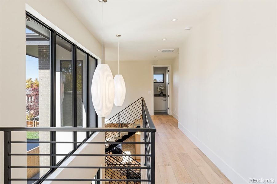 Peek into the 2nd floor laundry room
