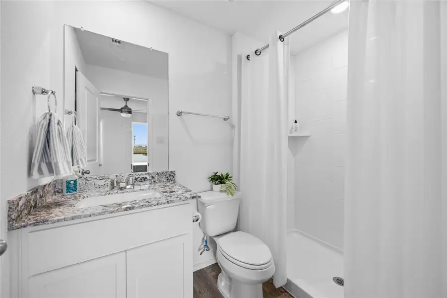 Furnished interior view inside a new home in Pineapple Square, Houston (Image 23). Furnished interior view inside a new home in Pineapple Square, Houston (Image 23).