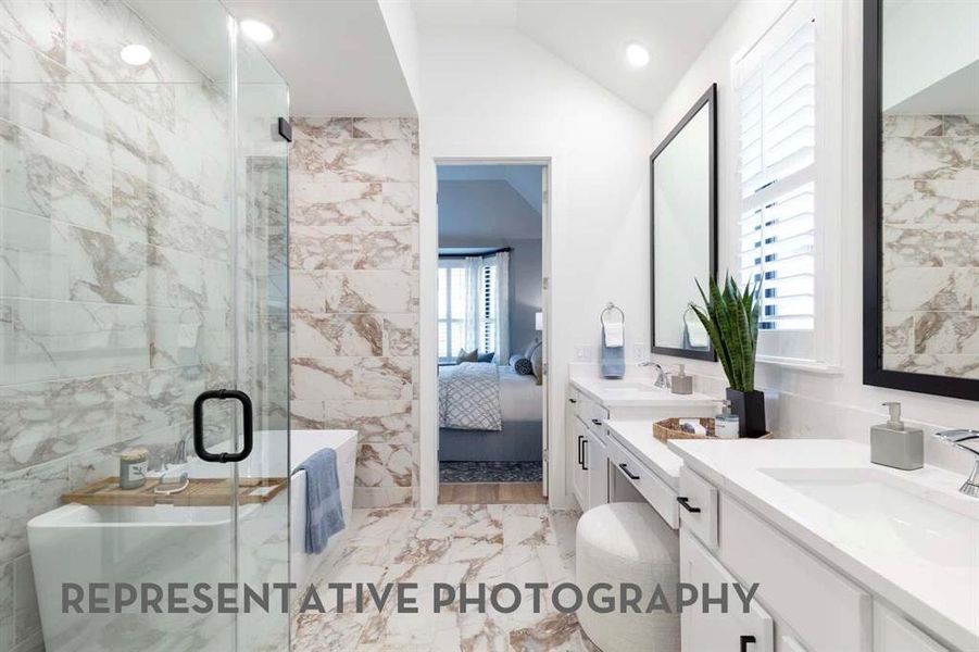 Furnished interior view inside a new home in Meraki, Forney (Image 21).