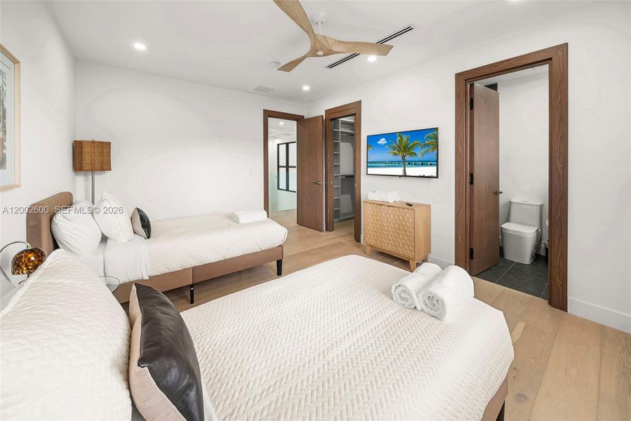 Furnished interior view inside a new home in , Miami (Image 18).