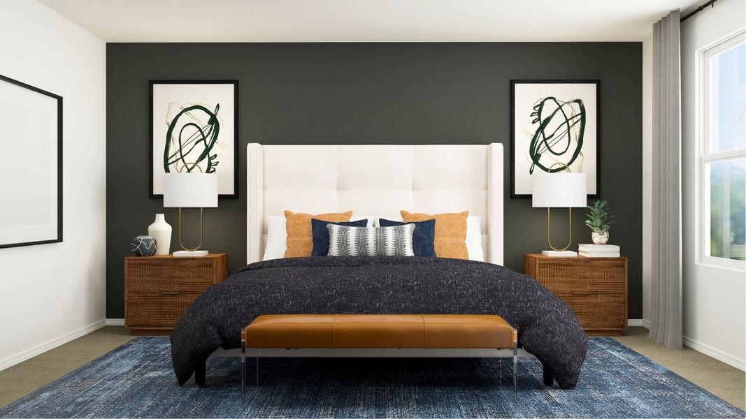 Representative furnished interior of a home built from the Windyhill by Lennar in The Colony: Ridgepointe and Claremont Collections, Bastrop (Image 10).