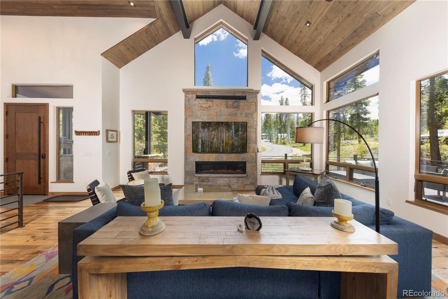 Furnished interior view inside a new home in , Breckenridge (Image 16).