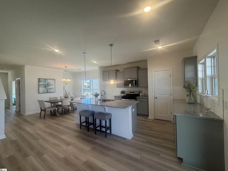 Furnished interior view inside a new home in Halton Oaks, Spartanburg (Image 7).