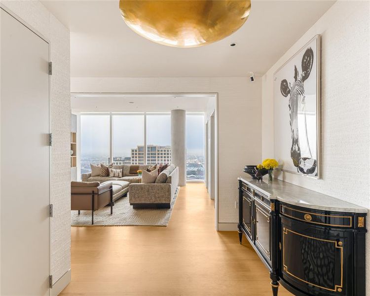 Furnished interior view inside a new home in , Dallas (Image 11).