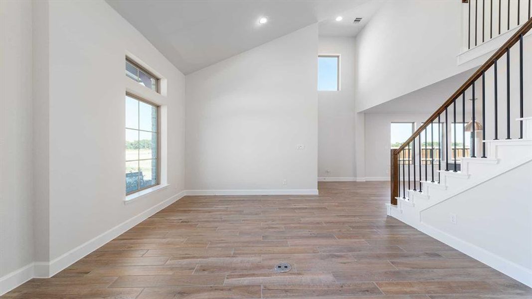 Spacious, unfurnished interior of a new home in The Parks At Wilson Creek 40', Celina (Image 15). Spacious, unfurnished interior of a new home in The Parks At Wilson Creek 40', Celina (Image 15).