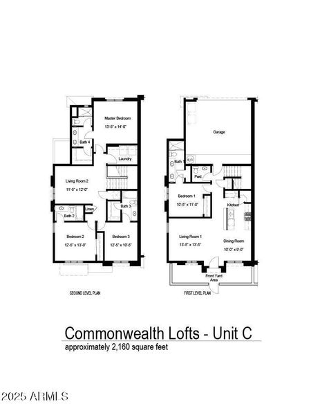 Commonwealth Lofts - Unit C Floor Plan 1