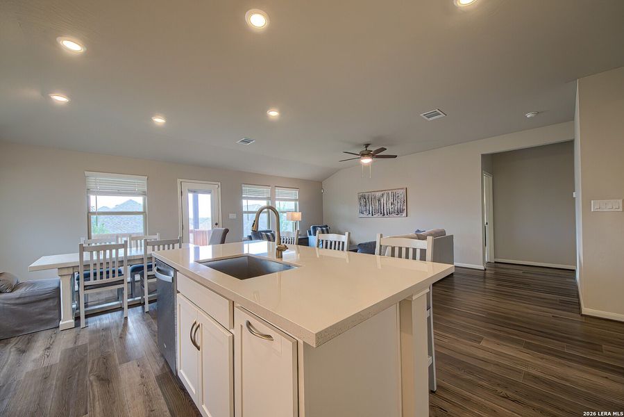 Furnished interior view inside a new home in Arcadia Ridge - Classic Series, San Antonio (Image 8).