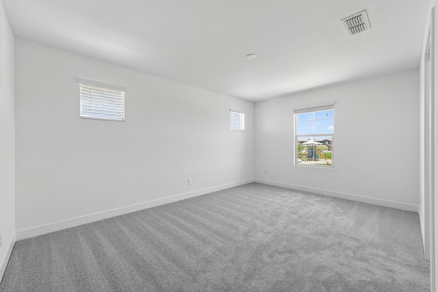Spacious, unfurnished interior of a new home in La Mira, Mesa (Image 17). Spacious, unfurnished interior of a new home in La Mira, Mesa (Image 17).