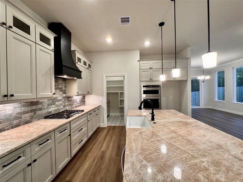 Furnished interior view inside a new home in Lexington Heights, Willis (Image 7).