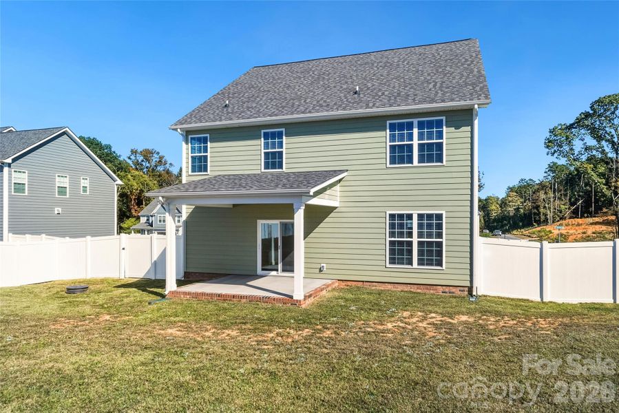Exterior details and patio area of a home in , Stanfield (Image 30).