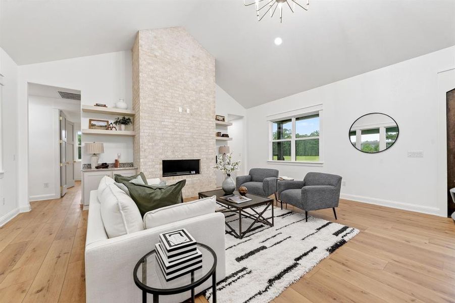 Furnished interior view inside a new home in , Mount Pleasant (Image 11).