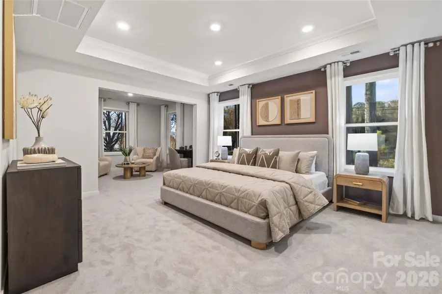 Furnished interior view inside a new home in Brantley, Mooresville (Image 31).