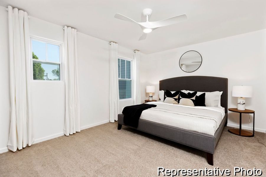 Furnished interior view inside a new home in Westbrook Falls Townhomes, Colfax (Image 10).