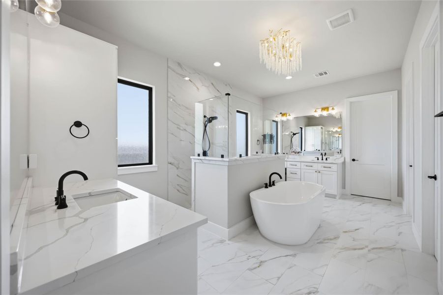 Furnished interior view inside a new home in Artavia, Conroe (Image 16).