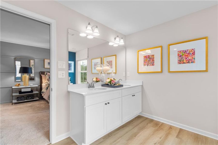 Furnished interior view inside a new home in Bowers Farm, McDonough (Image 24).