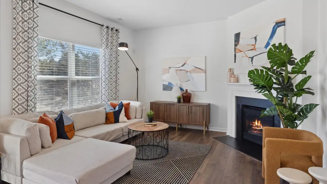 Representative furnished interior of a home built from the Belhaven by D.R. Horton in Mary's Pointe, Clinton (Image 4). Representative furnished interior of a home built from the Belhaven by D.R. Horton in Mary's Pointe, Clinton (Image 4).