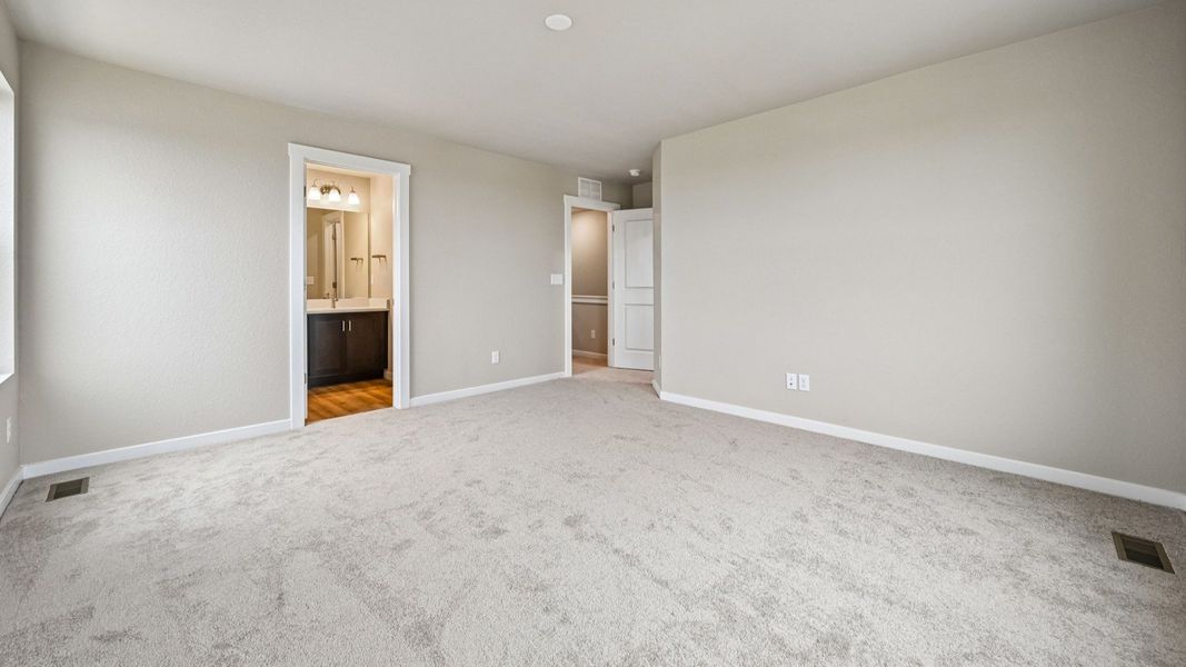 Furnished interior view inside a new home in Windler Townhomes, Aurora (Image 37). Furnished interior view inside a new home in Windler Townhomes, Aurora (Image 37).