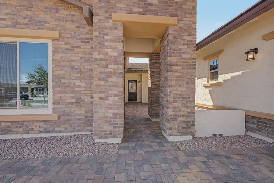 Exterior details and patio area of a home in Bellero Estates, Queen Creek (Image 4).