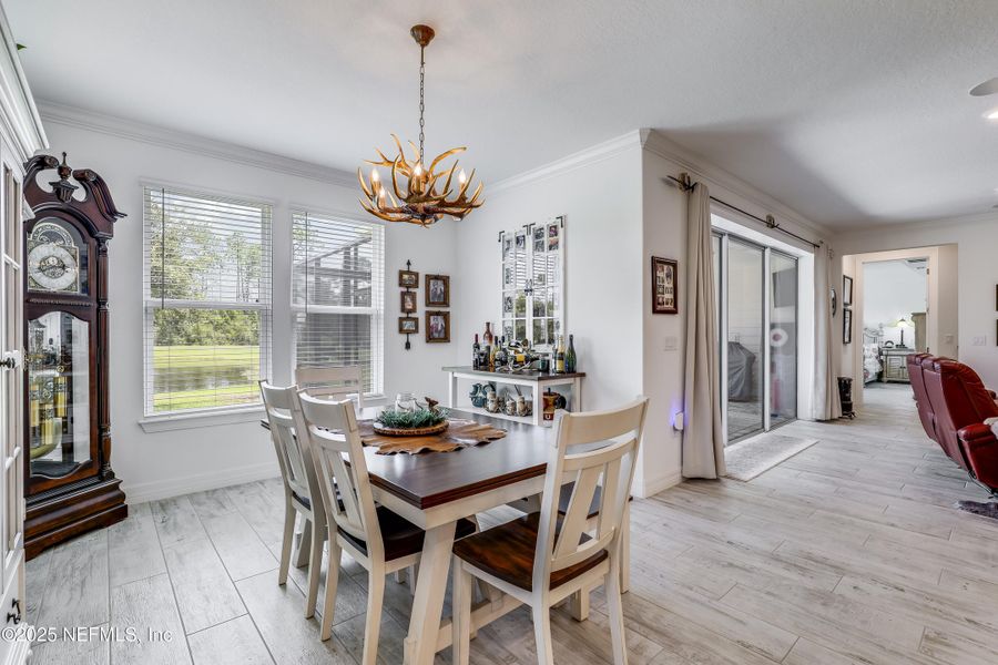 Furnished interior view inside a new home in , Jacksonville (Image 50).