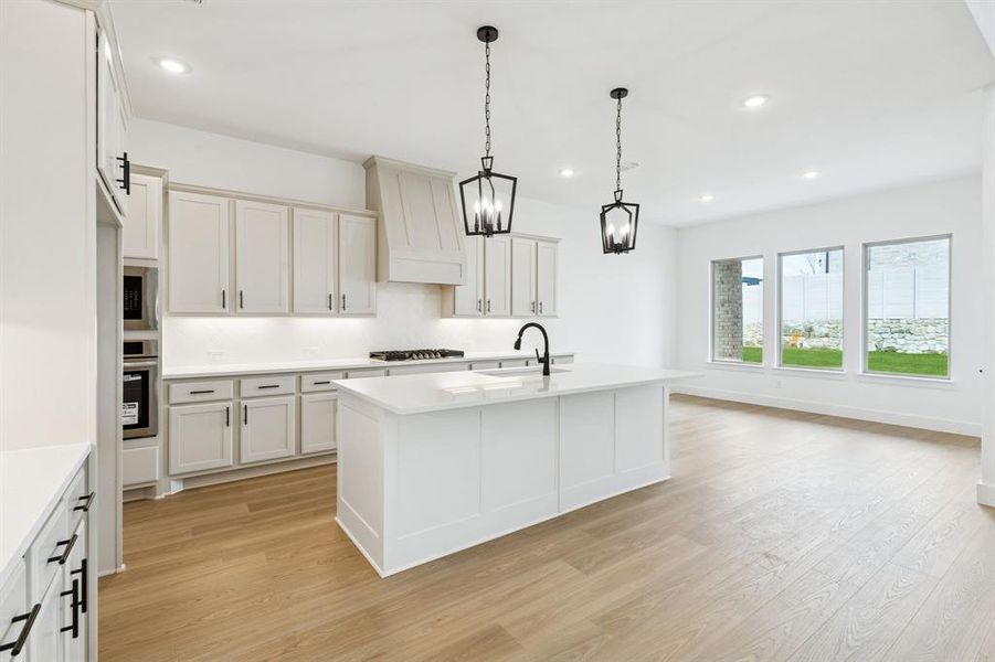 Furnished interior view inside a new home in , McKinney (Image 9).