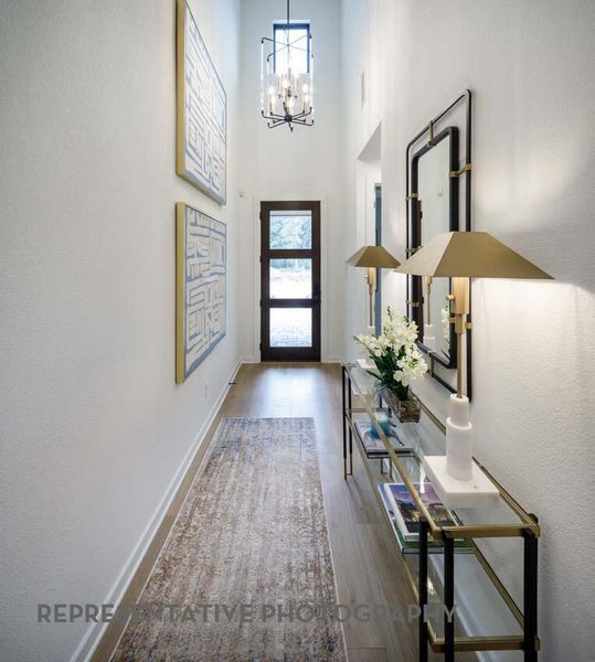 Furnished interior view inside a new home in Easton Park, Austin (Image 26).