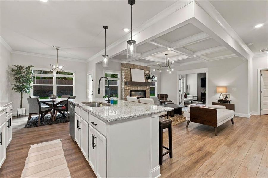Furnished interior view inside a new home in , Lawrenceville (Image 37).