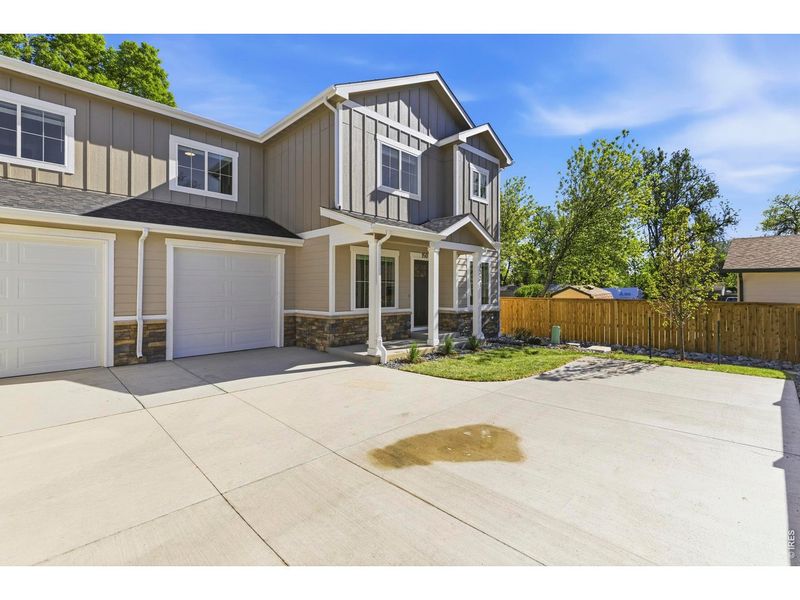 Exterior details and patio area of a home in , Loveland (Image 4).