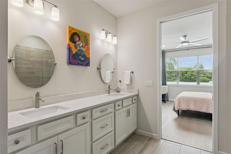 Furnished interior view inside a new home in Del Webb Oasis, Winter Garden (Image 25).