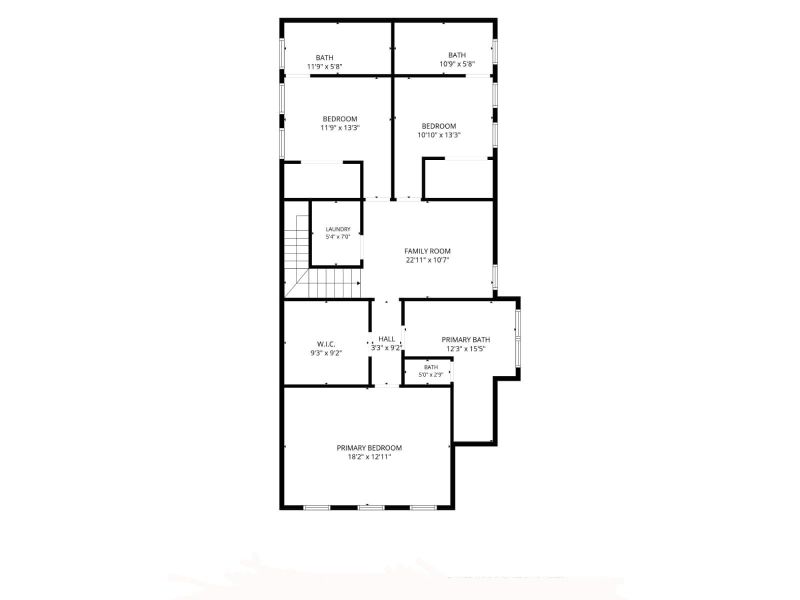 2D floor plan layout of this home in , Houston, TX (Image 6).