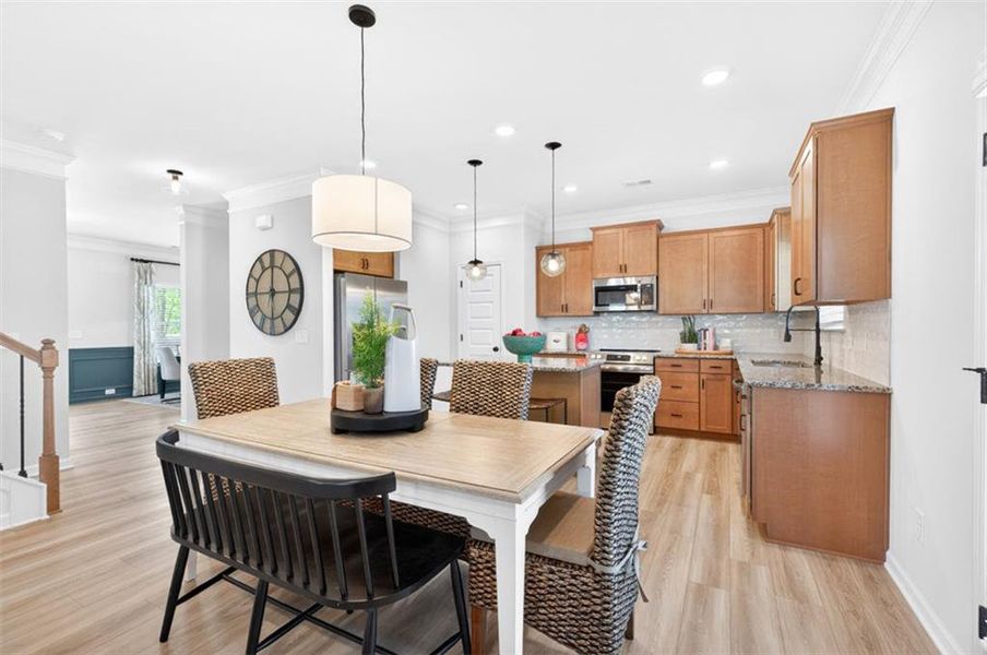 Furnished interior view inside a new home in The Stiles, Cartersville (Image 9).