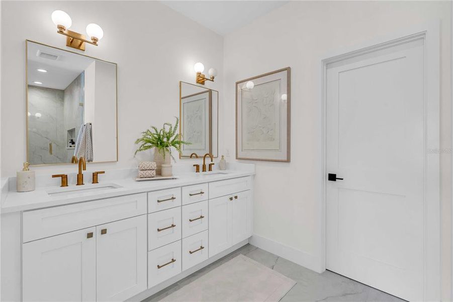 Furnished interior view inside a new home in , Tampa (Image 15).