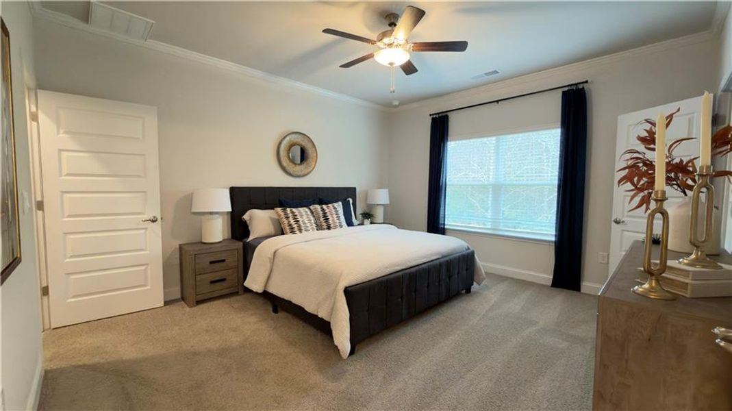 Furnished interior view inside a new home in Habersham Meadows, Demorest (Image 8).