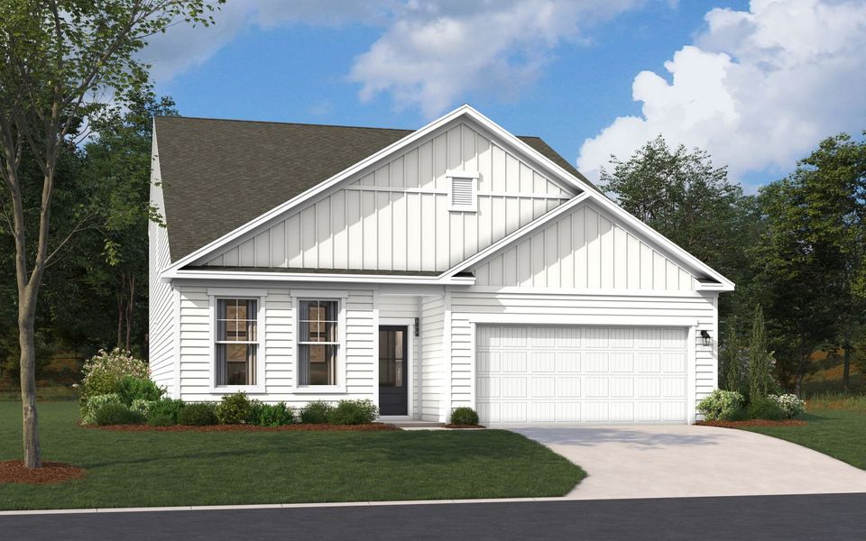 Representative exterior photo of a completed home built from the The Jefferson by Stanley Martin Homes in Green Tree Place, Anderson, SC (Image 16).