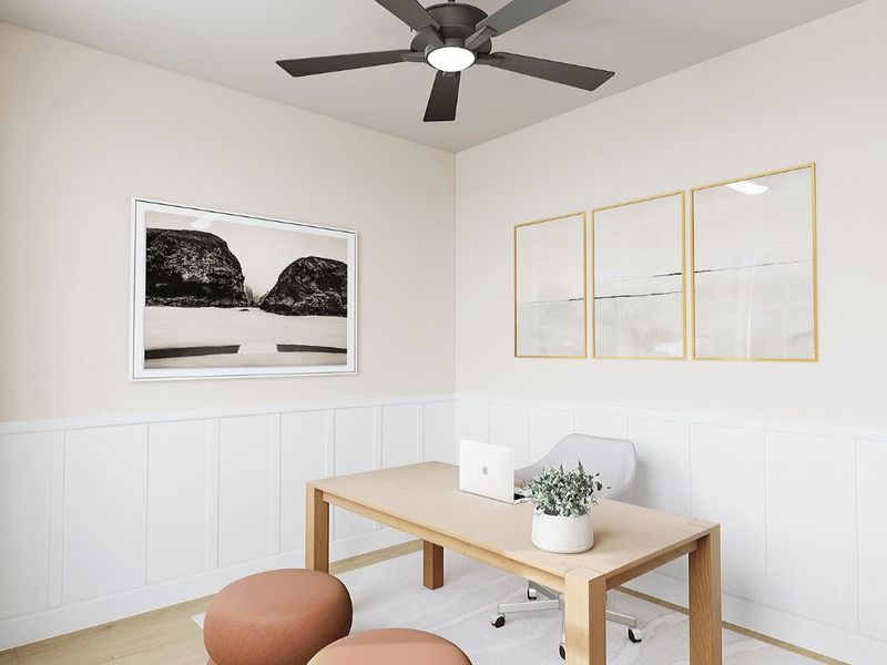 Representative furnished interior of a home built from the Duncan by Tri Pointe Homes in Old Town Village, Waxhaw (Image 9).