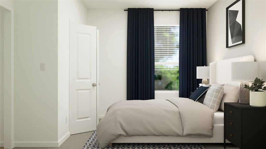 Furnished interior view inside a new home in The Preserve at Rosenberg, Rosenberg (Image 21).